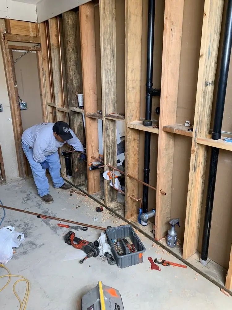 Commercial rough-in plumbing for Gas Line Repair in Dundee